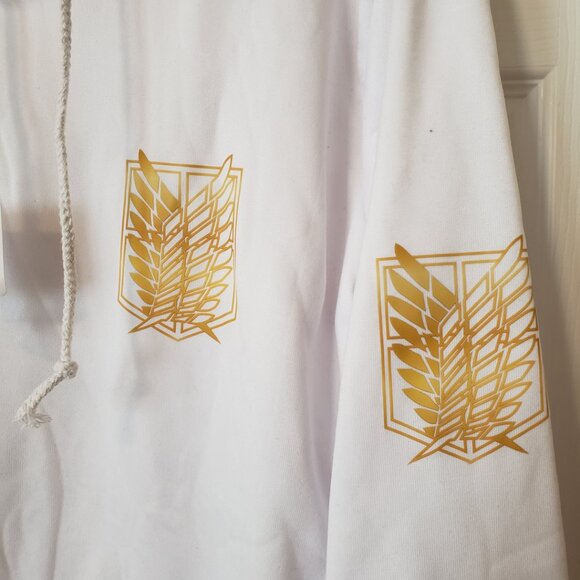 NWT Girls Attack On Titan Survey Corps Hooded Sweatshirt ~ Size 14-16 yrs. ~ - Picture 3 of 6